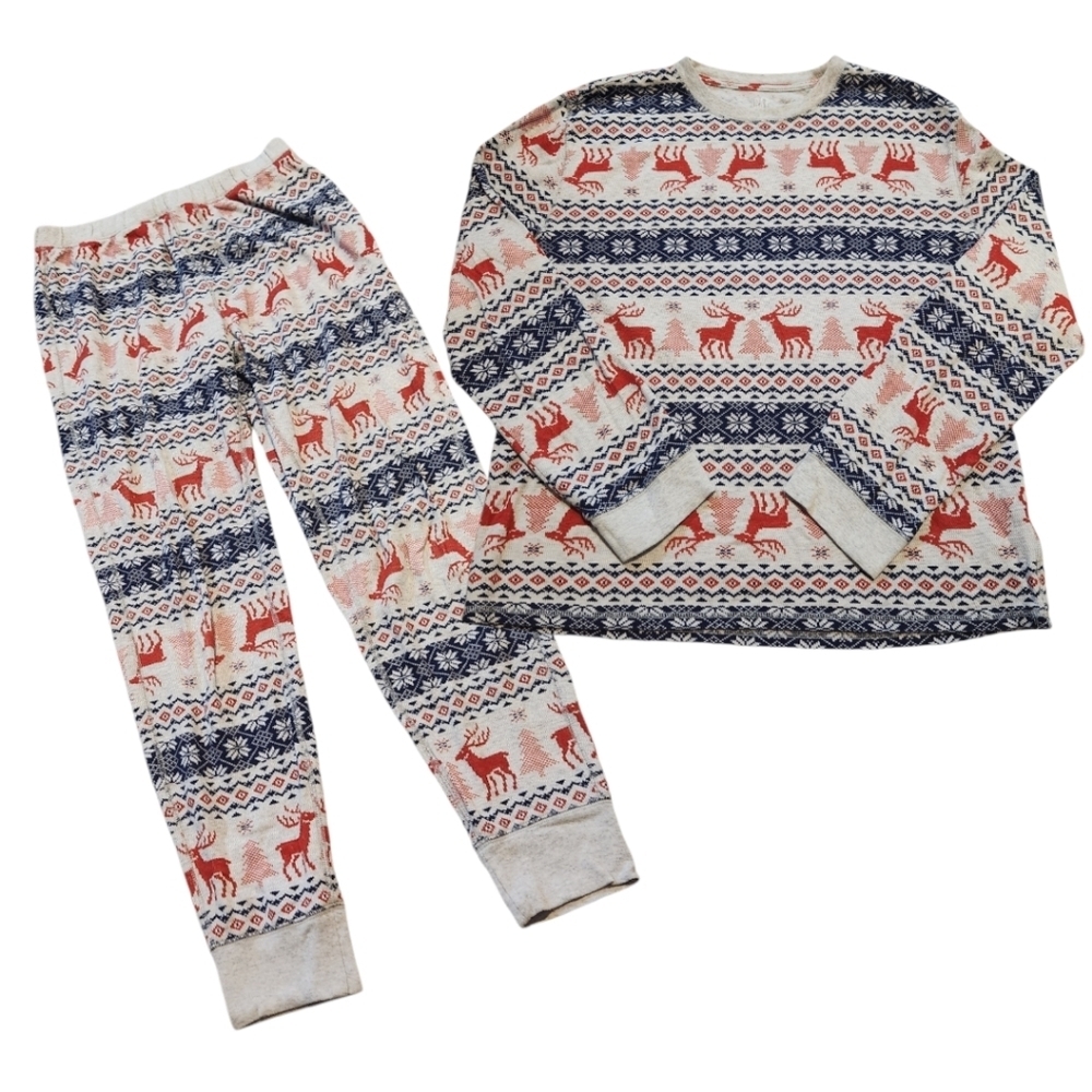 Gap Women's Matching Holiday Pajama Set, Size Medium